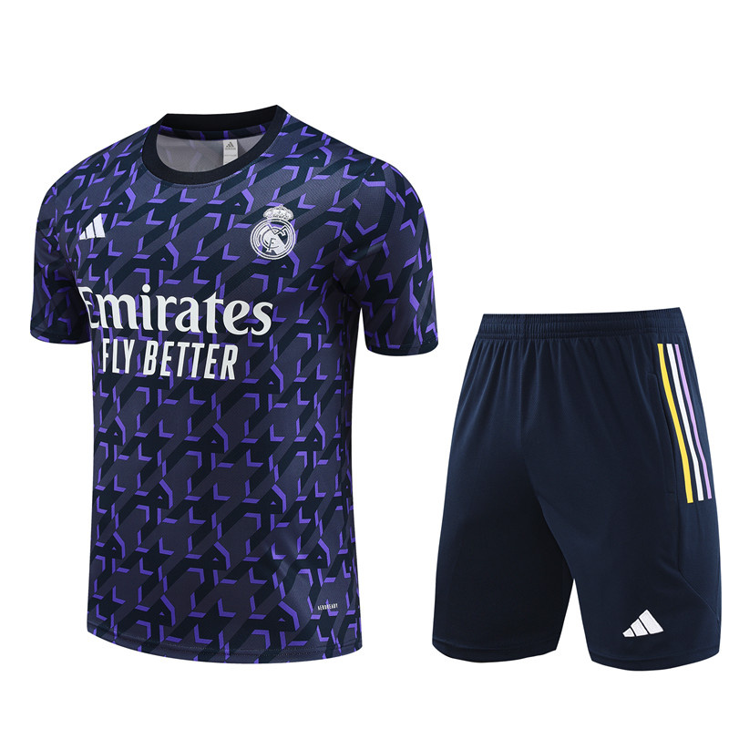 AAA Quality Real Madrid 23/24 Black/Purple Training Kit